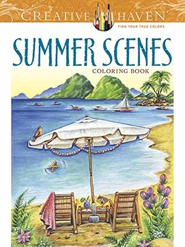 portada Creative Haven Summer Scenes Coloring Book (Creative Haven Coloring Books) 