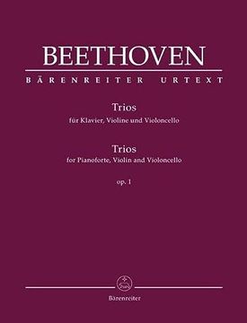 portada Trios für Klavier, Violine und Violoncello op. 1 (in German)
