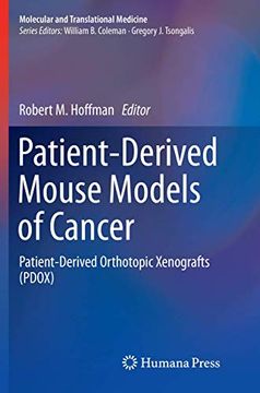 portada Patient-Derived Mouse Models of Cancer: Patient-Derived Orthotopic Xenografts (Pdox) (in English)