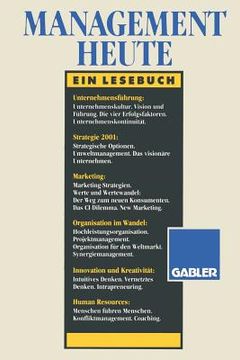 portada Management Heute: Ein Lesebuch (in German)