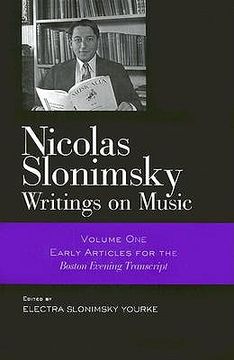 portada nicolas slonimsky: writings on music: early writings