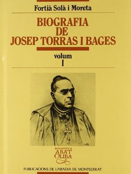 portada Biografia de Josep Torras i Bages, Vol. I