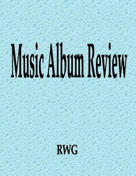 portada Music Album Review: 50 Pages 8.5" X 11"