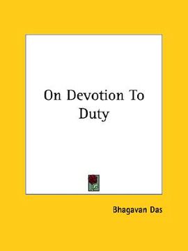 portada on devotion to duty (in English)
