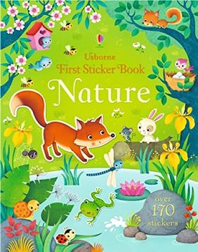 portada First Sticker Book Nature (First Sticker Books) (in English)