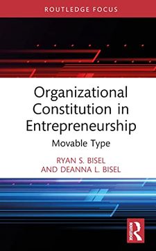 portada Organizational Constitution in Entrepreneurship (Routledge Studies in Communication, Organization, and Organizing) (en Inglés)