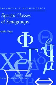 portada special classes of semigroups (in English)