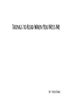 portada Things to Read When You Miss Me (en Inglés)