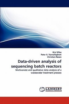 portada data-driven analysis of sequencing batch reactors (en Inglés)