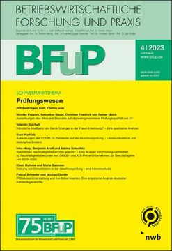 portada Prüfungswesen. Bfup 4/2023
