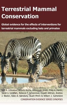 portada Terrestrial Mammal Conservation: Global Evidence for the Effects of Interventions for Terrestrial Mammals Excluding Bats and Primates (in English)