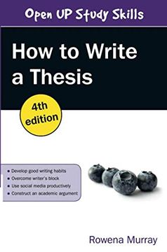 portada How to Write a Thesis, 4th Edition 