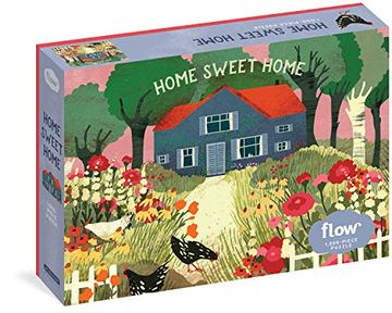 portada Home Sweet Home 1,000-Piece Puzzle: (Flow) for Adults Families Picture Quote Mindfulness Game Gift Jigsaw 26 3 (en Inglés)