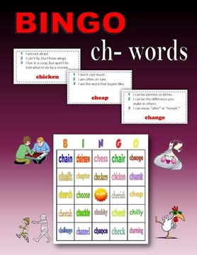 portada Bingo: ch- Words (en Inglés)