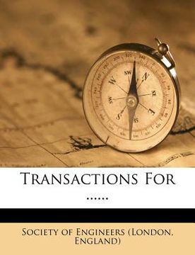 portada transactions for ...... (en Inglés)