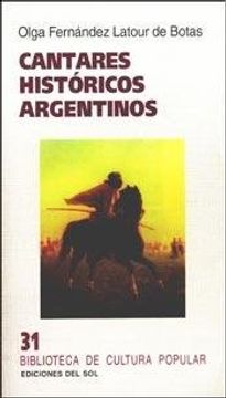 portada cantares históricos argentinos (in Spanish)