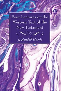 portada Four Lectures on the Western Text of the New Testament (in English)