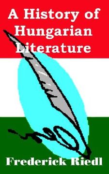 portada a history of hungarian literature (en Inglés)