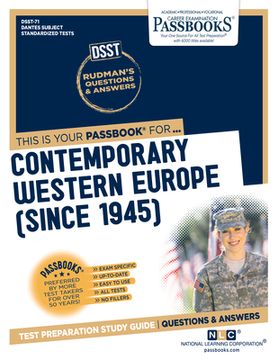 portada Contemporary Western Europe (Dan-71): Passbooks Study Guide Volume 71