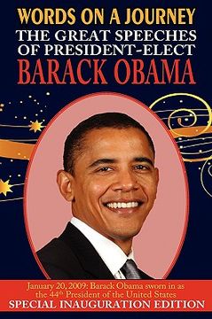 portada words on a journey: the great speeches of barack obama (en Inglés)