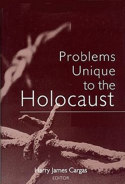 portada problems unique to the holocaust (en Inglés)