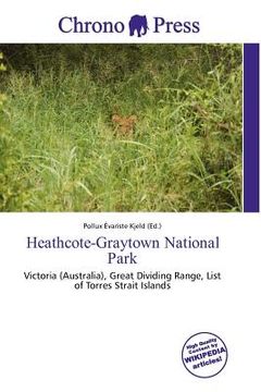 portada heathcote-graytown national park (en Inglés)