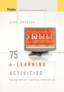portada 75 e-learning activities: making online learning interactive (en Inglés)