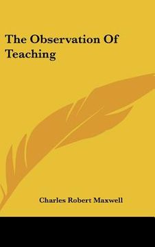 portada the observation of teaching