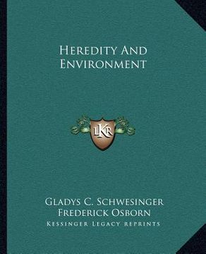 portada heredity and environment (en Inglés)