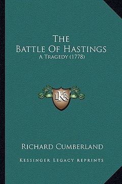 portada the battle of hastings: a tragedy (1778) (in English)