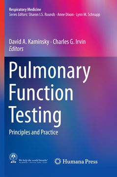 portada Pulmonary Function Testing: Principles and Practice (in English)