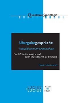portada Übergabegespräche: Interaktionen im Krankenhaus (in German)