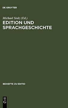 portada Edition und Sprachgeschichte (Editio (en Alemán)