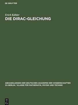 portada Die Dirac-Gleichung (in German)