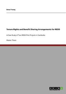 portada tenure rights and benefit sharing arrangements for redd (en Inglés)
