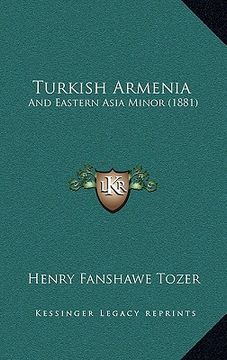 portada turkish armenia: and eastern asia minor (1881) (en Inglés)