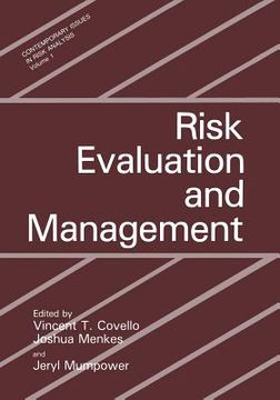 portada Risk Evaluation and Management (en Inglés)