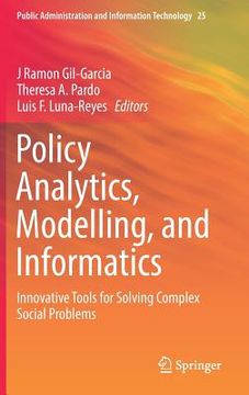 portada Policy Analytics, Modelling, and Informatics: Innovative Tools for Solving Complex Social Problems (in English)