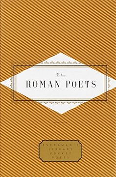 portada The Roman Poets (Everyman's Library Pocket Poets) (en Inglés)