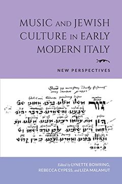 portada Music and Jewish Culture in Early Modern Italy: New Perspectives (Music and the Early Modern Imagination) (en Inglés)
