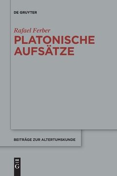 portada Platonische Aufsätze (en Alemán)