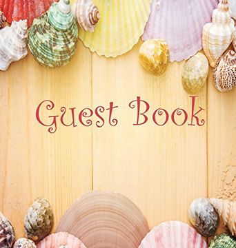 portada Guest Book, Visitors Book, Guests Comments, Vacation Home Guest Book, Beach House Guest Book, Comments Book, Visitor Book, Nautical Guest Book,. Centres, Family Holiday Guest Book (Hardback) (en Inglés)