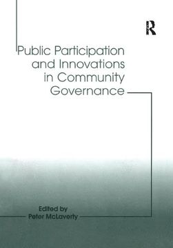 portada Public Participation and Innovations in Community Governance (en Inglés)