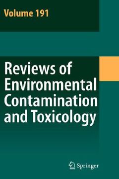 portada reviews of environmental contamination and toxicology 179 (en Inglés)