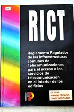 portada Rictç: Reglamento Regulador de las Infraestructuras de Telecomuni Caciones Para el Acceso a los Servicios de Telecomunicacion en el Interior de los Edificios