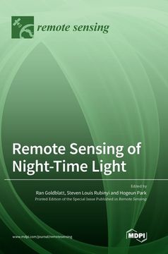 portada Remote Sensing of Night-Time Light (en Inglés)