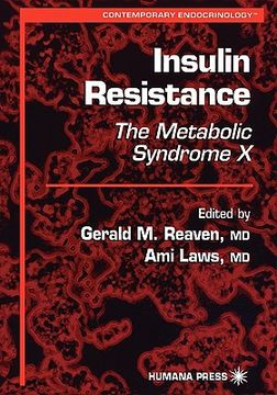 portada insulin resistance: the metabolic syndrome x (en Inglés)