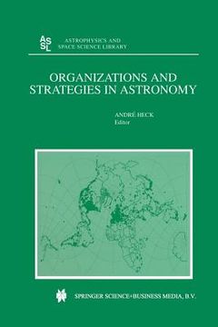 portada Organizations and Strategies in Astronomy (en Inglés)