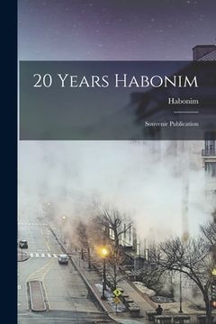 portada 20 Years Habonim: Souvenir Publication