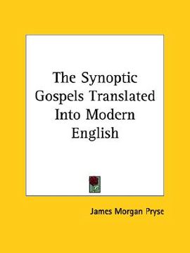 portada the synoptic gospels translated into modern english (in English)